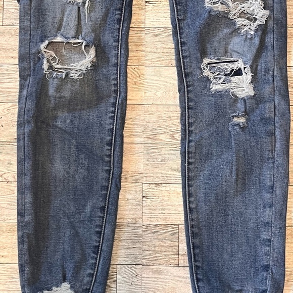 American Eagle Next Level Stretch Curvy Hi Rise Jegging Distressed Women 0 Reg - Picture 7 of 14